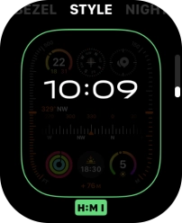 Press the Digital Crown twice to return to the home screen.