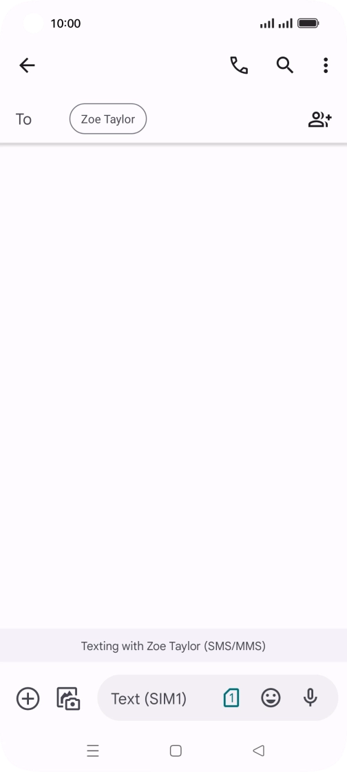 Press the SIM icon.
