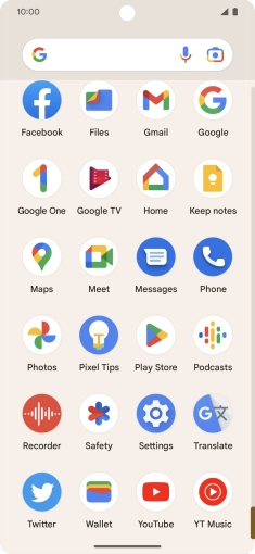 Press Play Store.