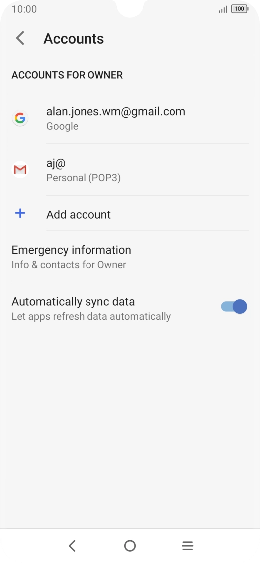 Press the Home key to return to the home screen.
