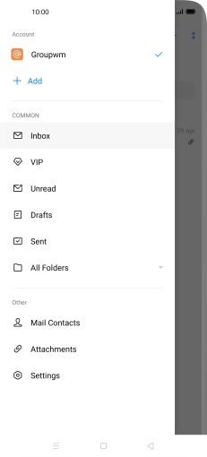 Press Settings.