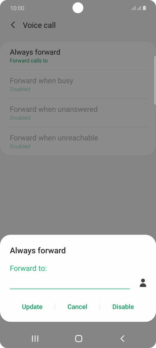 Press Disable.