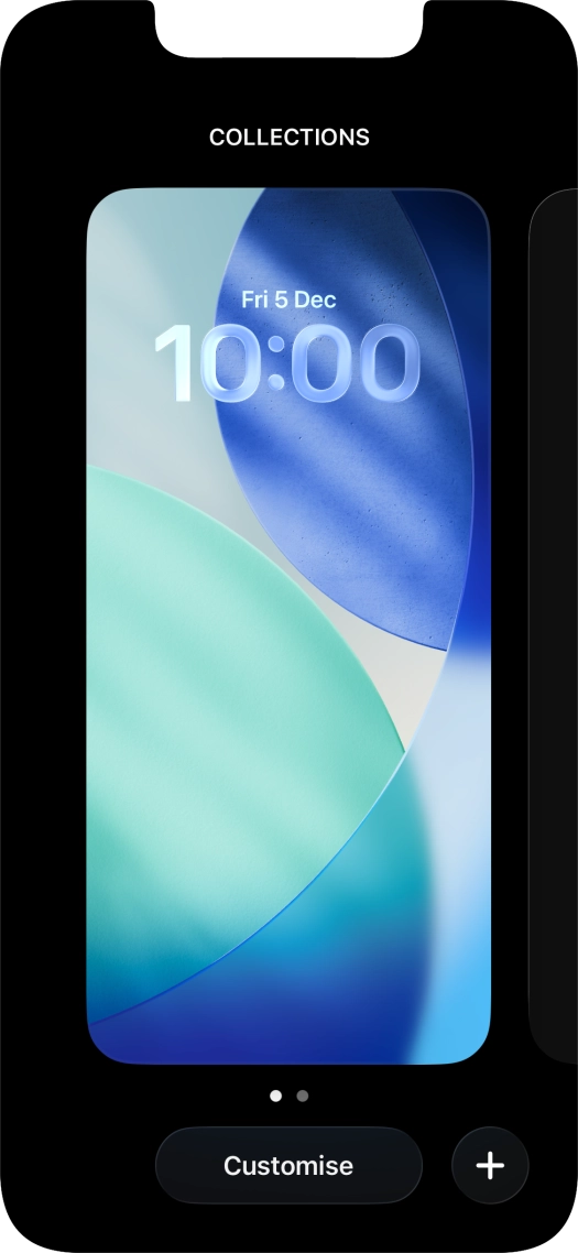 Press the add icon.