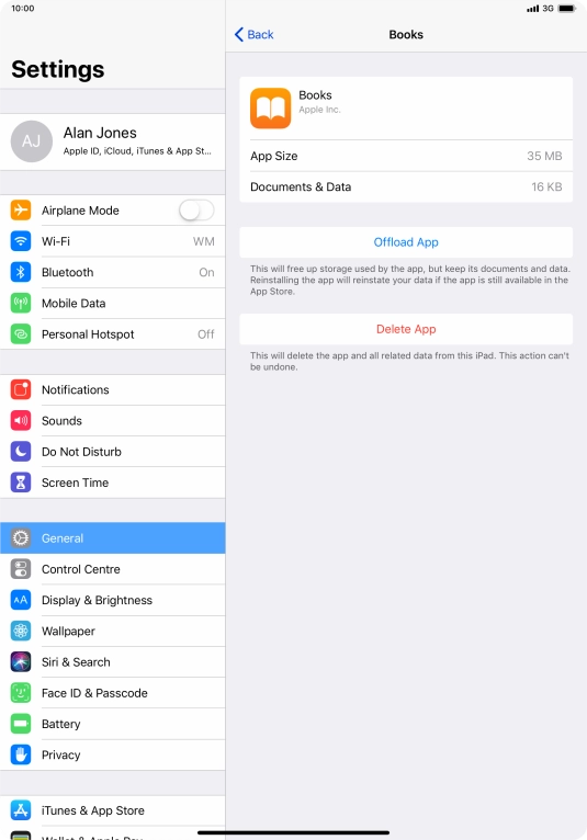 Press Offload App.