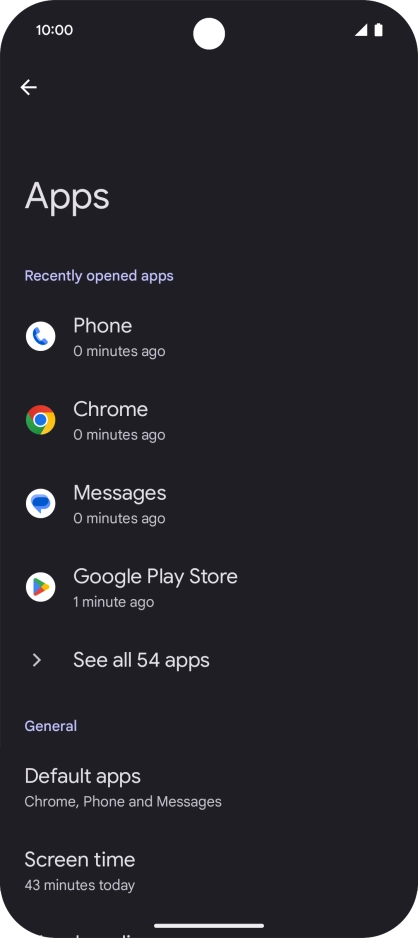 Press See all apps.