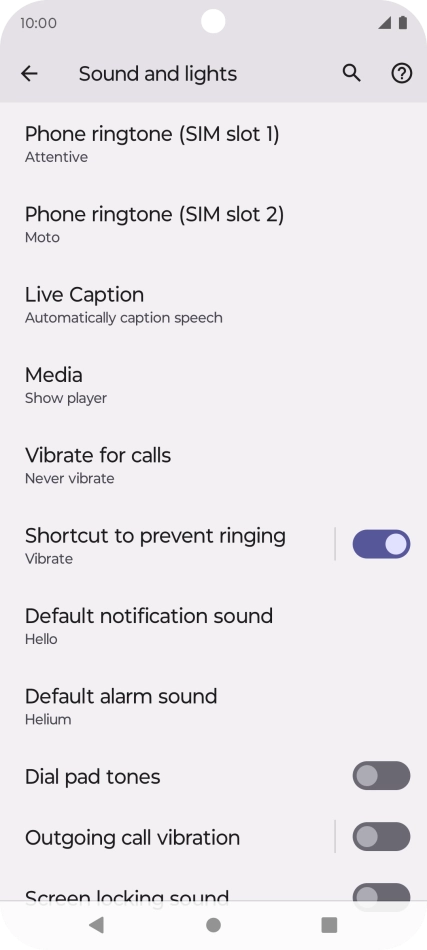 Press the Home key to return to the home screen.