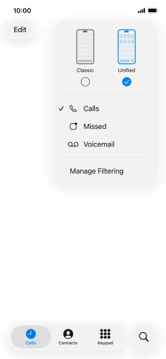 Press Voicemail.