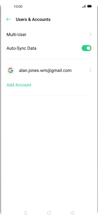 Press Add Account.