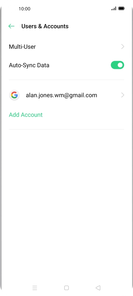 Press Add Account.