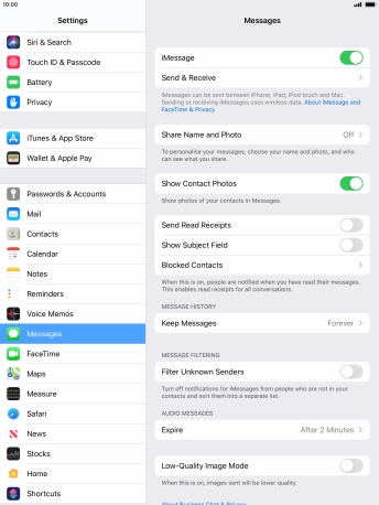 Press the Home key to return to the home screen.
