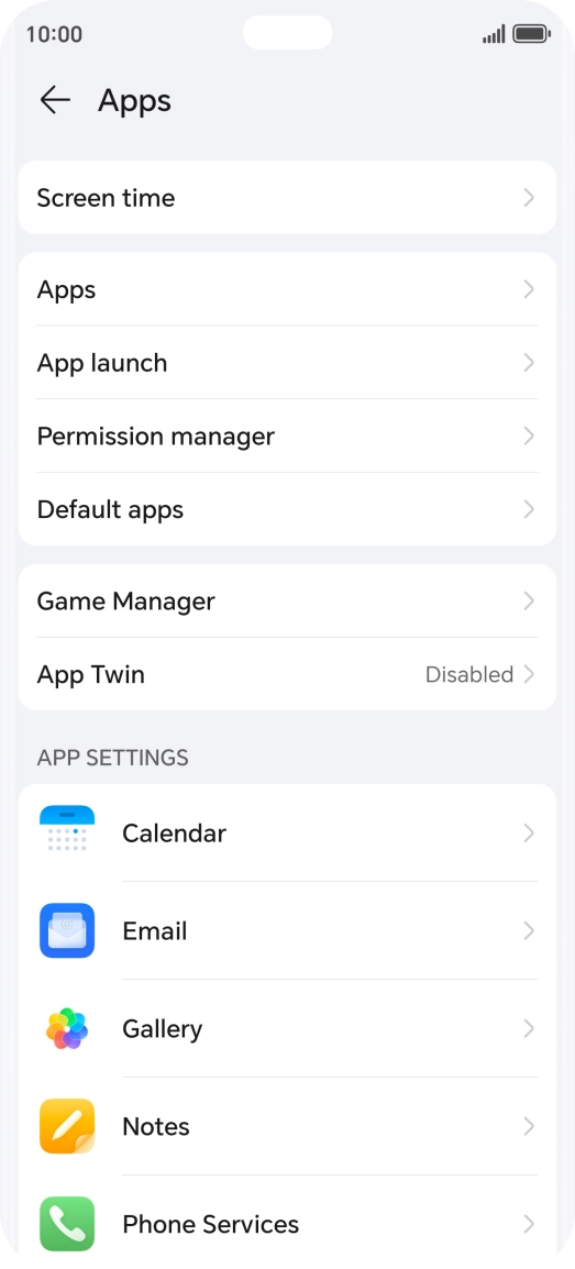 Press Apps.