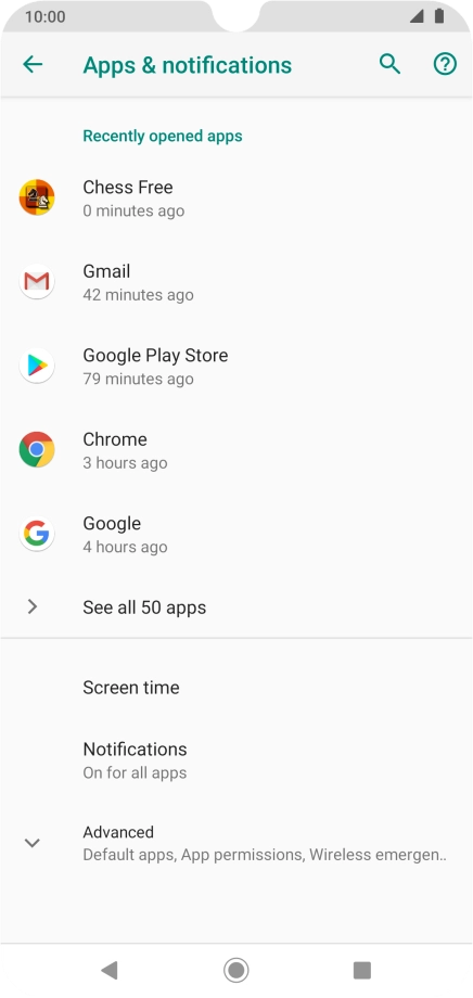 Press See all apps.