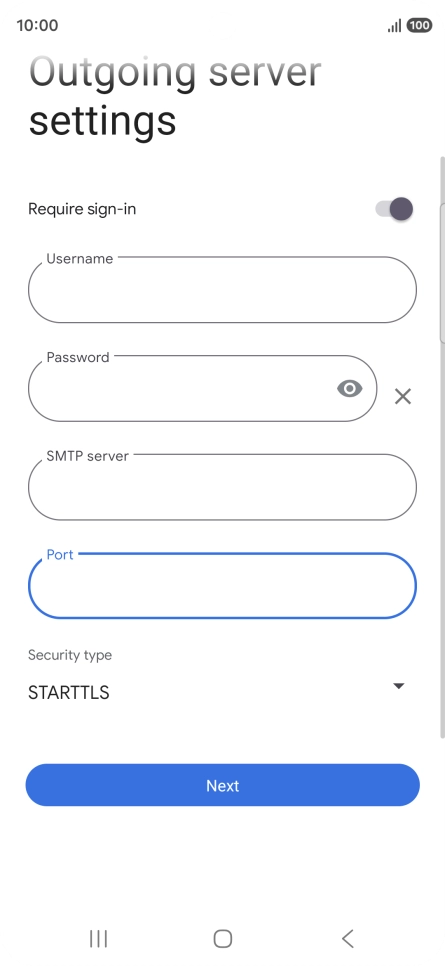 Press the drop down list below 