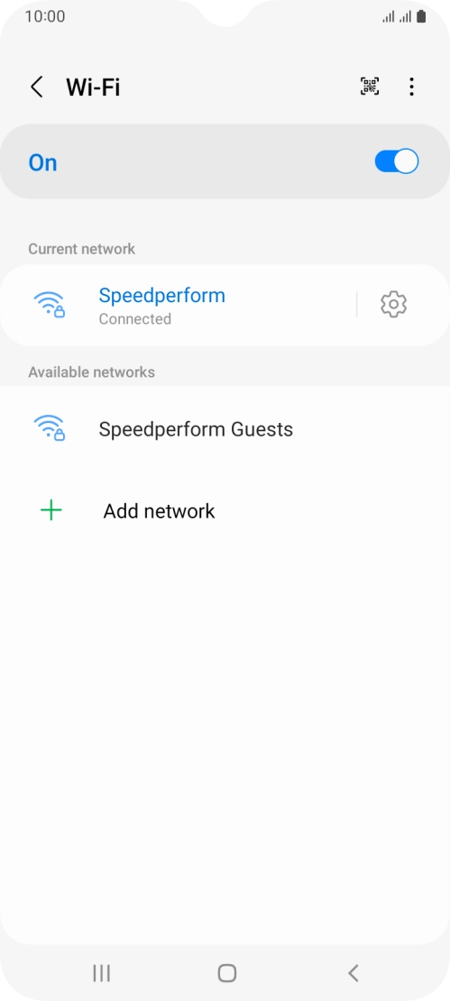 Press the Home key to return to the home screen.
