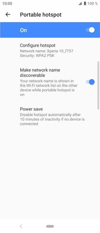 Press the Home key to return to the home screen.