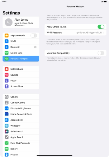 Slide your finger upwards starting from the bottom of the screen to return to the home screen.
