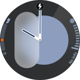 When the battery charging icon is displayed, charging is in progress.