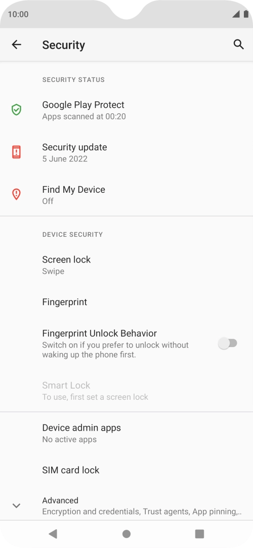 Press Find My Device.