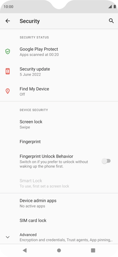 Press Find My Device.