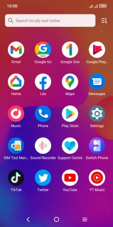 Press Play Store.
