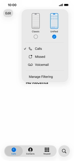 Press Voicemail.