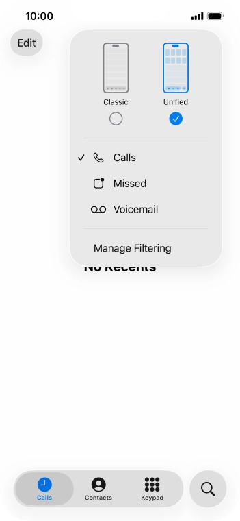 Press Voicemail.