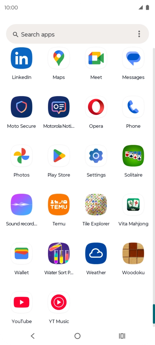 Press Play Store.