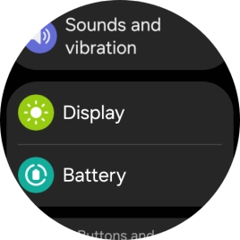 Press Display.