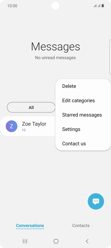 Press Settings.