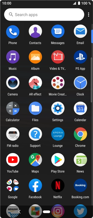Press Play Store.