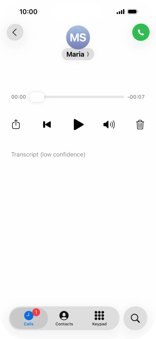 Press the play icon.
