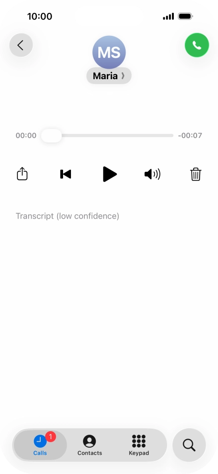 Press the play icon.