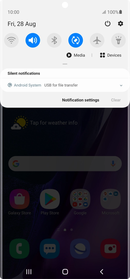 Press Android System.