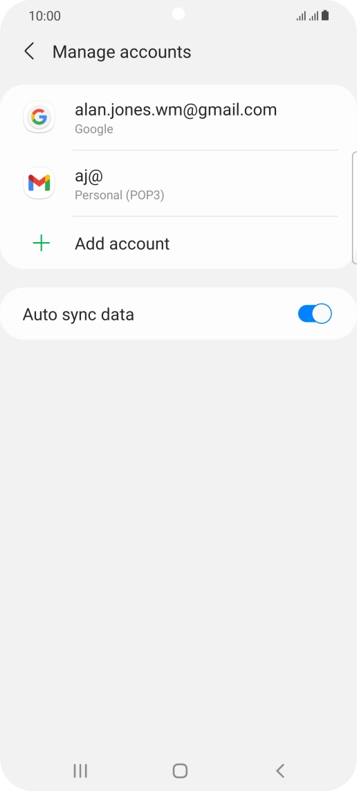 Press the Home key to return to the home screen.