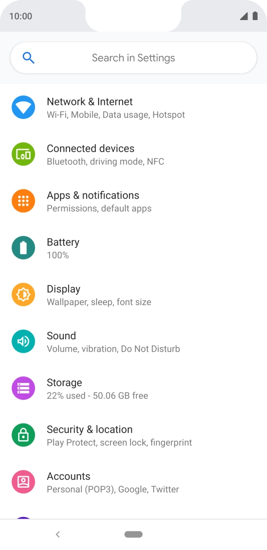 Press Battery.