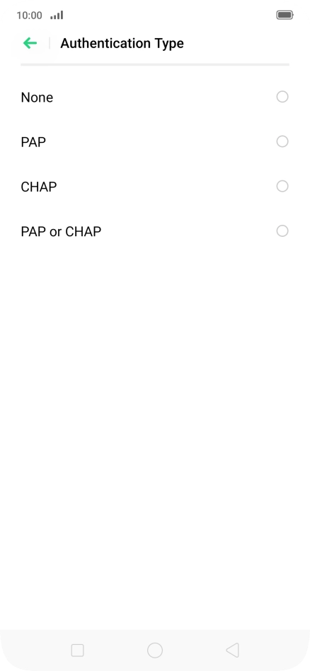 Press PAP.