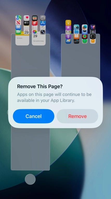 Press Remove.