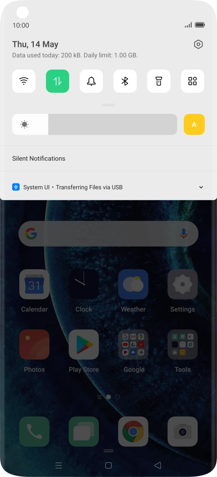 Press System UI.