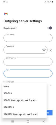 Press None.