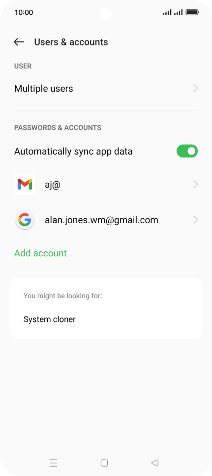 Press the Home key to return to the home screen.