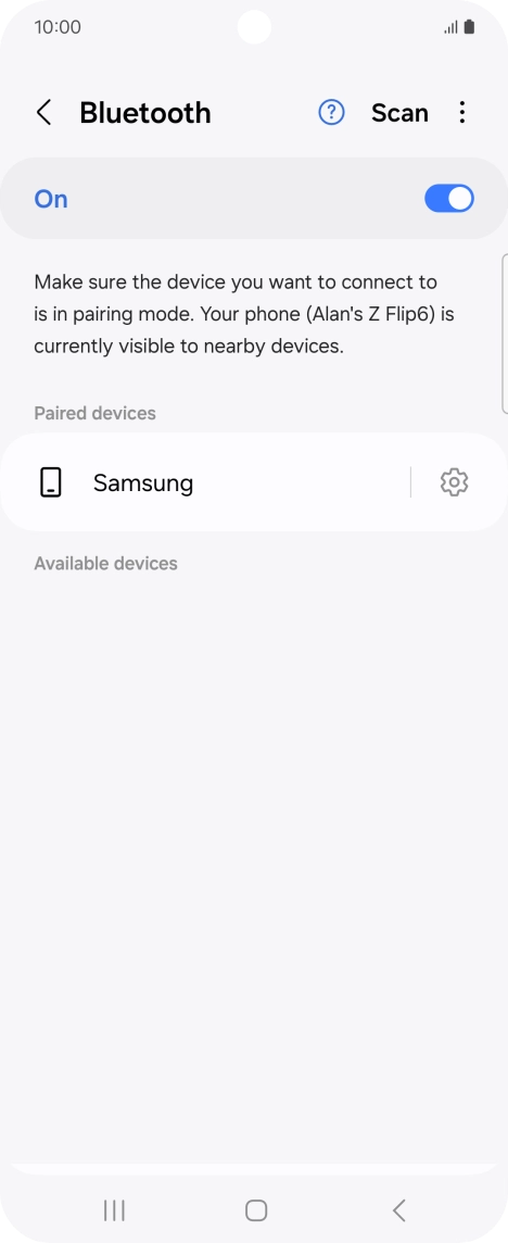 Press the Home key to return to the home screen.
