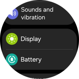 Press Display.