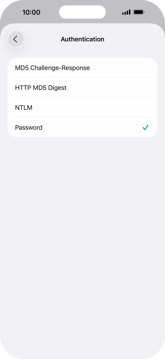 Press Password.
