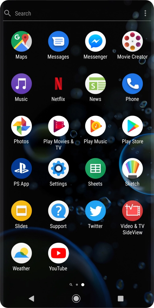 Press Play Store.