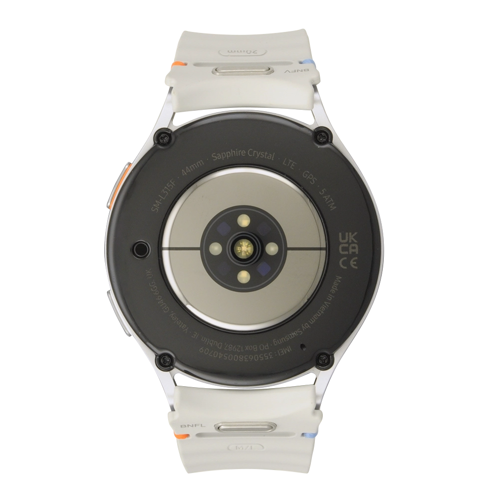 Place the back of your smartwatch on the magnetic charger allowing it to click into place.