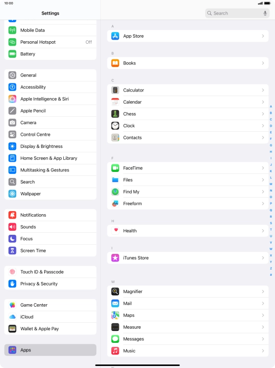 Press App Store.