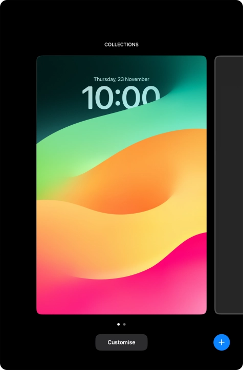 Press the add icon.