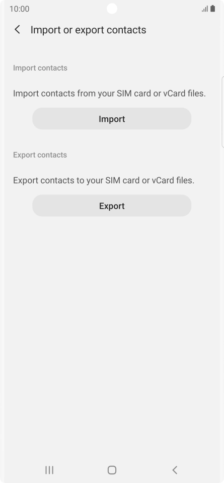 Press Import.