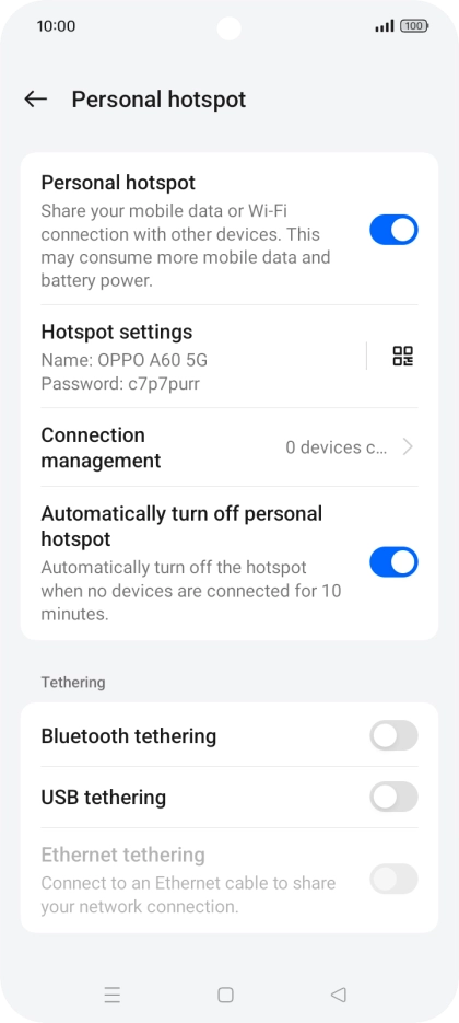 Press the Home key to return to the home screen.