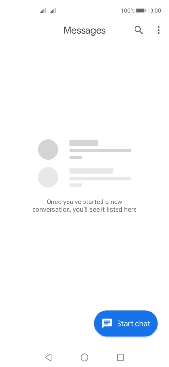 Press Start chat.